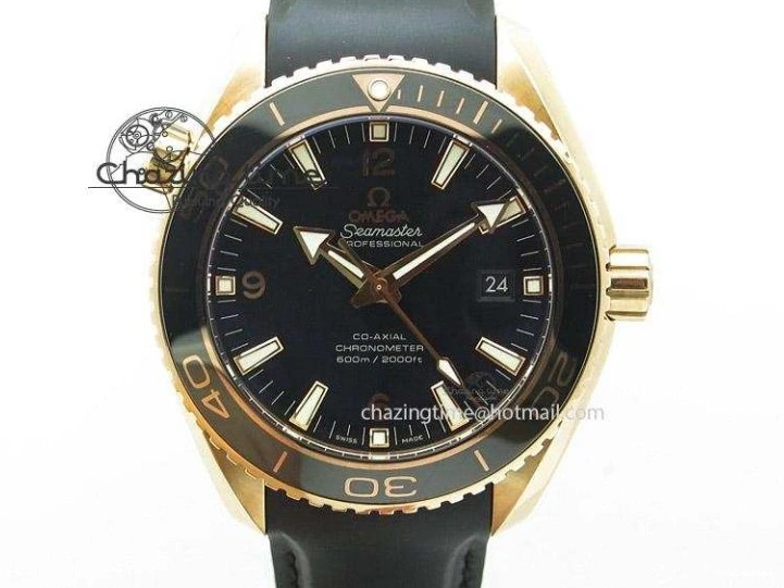 0408 Seamaster 300m Diver YG OMF 1:1 Best Edition Blue Orange Ceramic White Dial on Blue Nato Strap A Colorful 7704